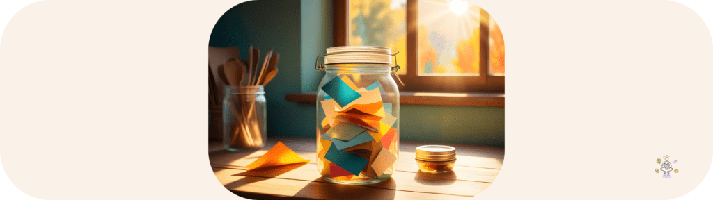 Reflektieren mit Kinder Reflexions-Glas