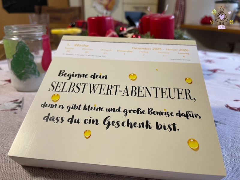 positive Affirmationen Honigperlen Kalenderblatt